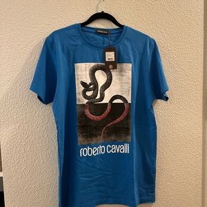 Roberto Cavalli Logo Tee NWT